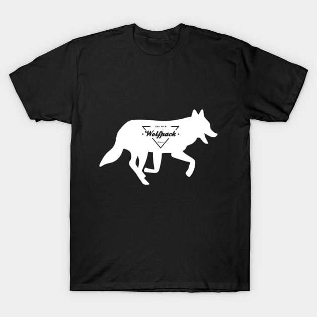 One Man Wolfpack T-Shirt by karmatee